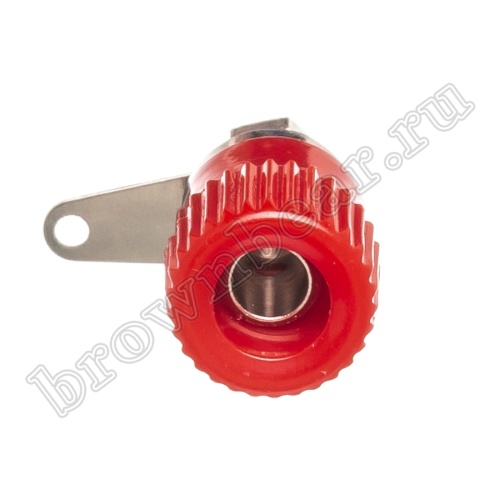 Клемма приборная для разъема Banana, тип 3 (гнездо), красная BP-3R фото 3