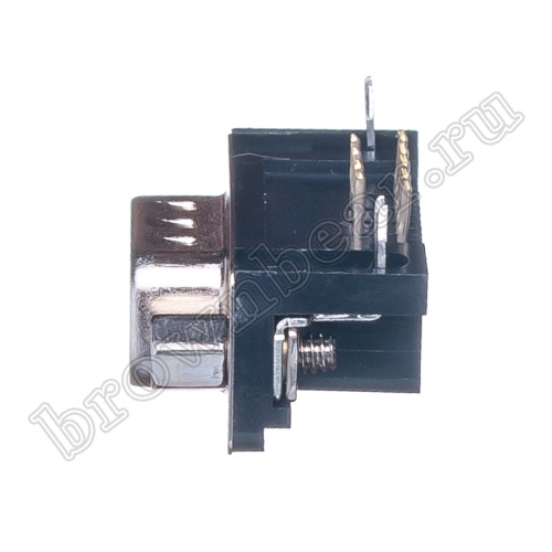 Разъем D-SUB 9 контактов, вилка на плату, прямой угол  7.2мм, тип 2 DRB-9MA фото 4