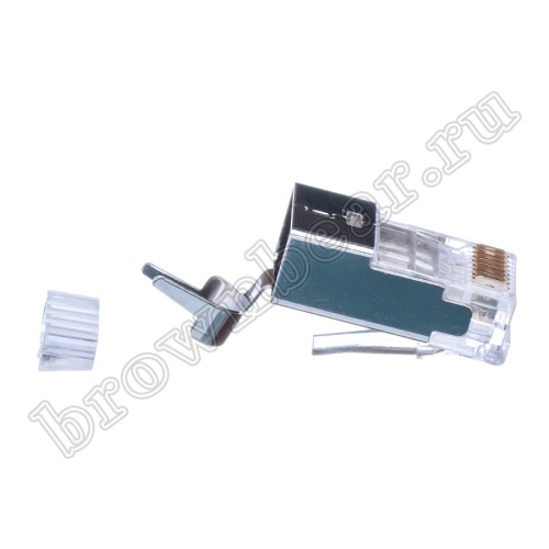 Разъём RJ-45 экранированный, 6 категории, со вставкой TPS6-8P8C-S2 фото 7