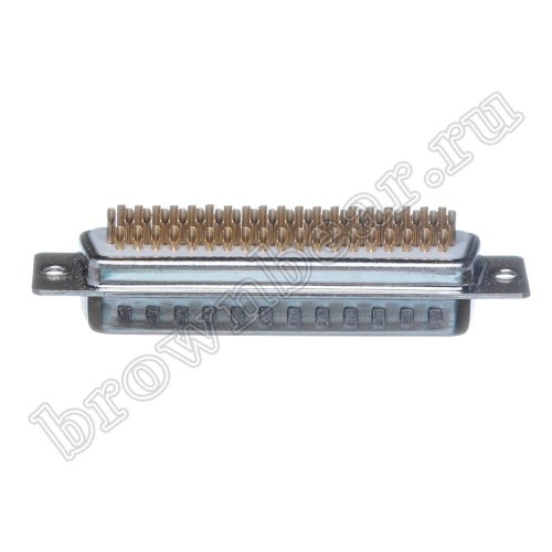 Разъем D-SUB  78 контактов высокой плотности, вилка на кабель, пайка, тип 2 DHS-78M фото 5