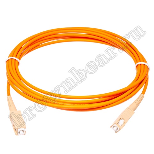 SC-SC патч-корд многомодовый 50/125 3м (Simplex)  фото 2