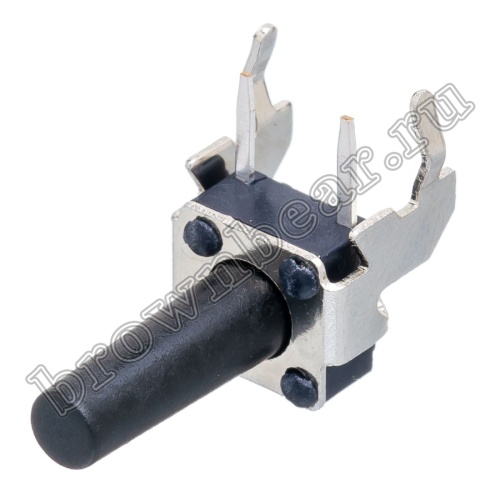 Кнопка тактовая угловая, 6x6 мм мм, h=13.5, 2 контакта