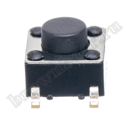 Кнопка тактовая SMD, 6х6 мм, h=5 мм, 4 контакта SWT-34-50 фото 8