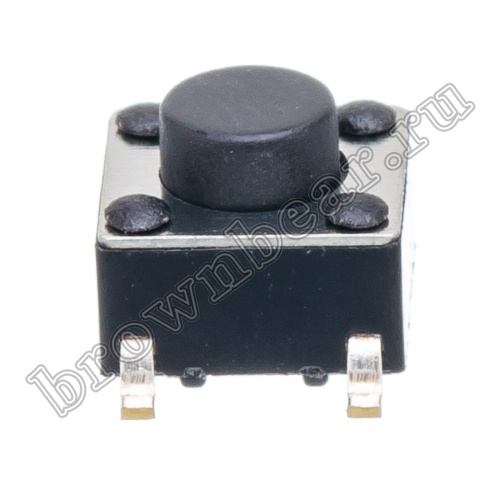 Кнопка тактовая SMD, 6х6 мм, h=5 мм, 4 контакта фото 4