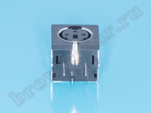 Гнездо mini DIN 3 контакта на плату MDN-3FR фото 5