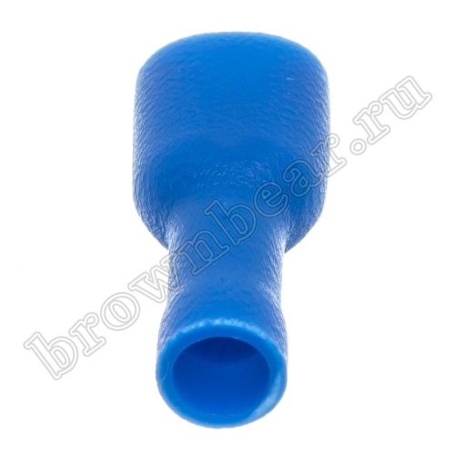 Клемма плоская обжимная 6.3 мм, гнездо на провод 1.5 - 2.5 мм², полностью изолированная, кратно 100шт., РПИ-М TAI-2FI фото 2