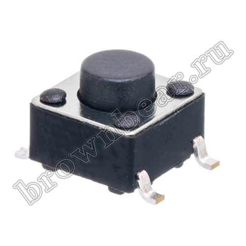 Кнопка тактовая SMD, 6х6 мм, h=5 мм, 4 контакта