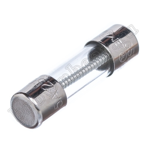 Предохранитель 5х20 мм, цилиндрический, стеклянный, с задержкой, 5А/250В (GSL)