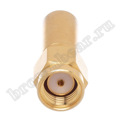 Разъем RP-SMA Amphenol, гнездо на кабель RG-58, обжимной, позолоченный 132113RP фото 7