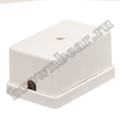 Розетка компьютерная накладная одинарная RJ-45 категории 5е, тип KRONE, экранированная, белая  фото 4