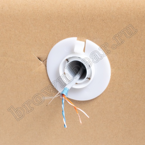 Кабель Витая пара, 2 пары, медный, 5 категория, многожильный, экранированный, серый, бухта 305м  фото 4