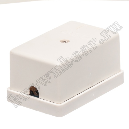 Розетка компьютерная накладная одинарная RJ-45 категории 5е, тип KRONE, экранированная, белая  фото 4