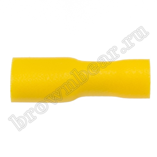 Клемма плоская обжимная 6.3 мм, гнездо на провод 4.0 - 6.0 мм², полностью изолированная, кратно 100шт., РПИ-М TAI-5.5FI фото 5