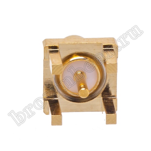 Разъем SMB вилка на плату SMB-P фото 2