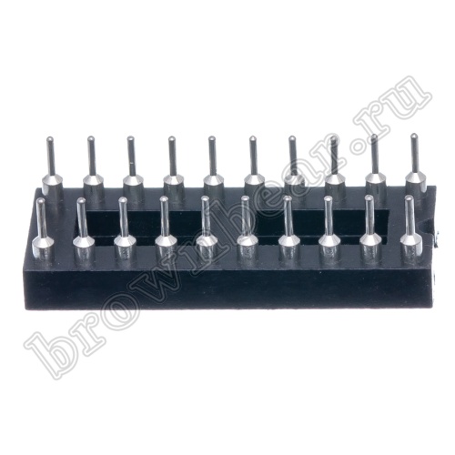 Панелька для микросхем DIP 20 цанговая фото 5