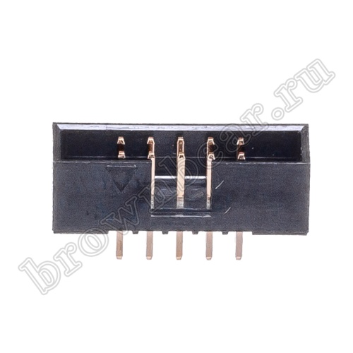 Разъем IDC 2х5 вилка на плату, шаг 2мм BH2-10 фото 5