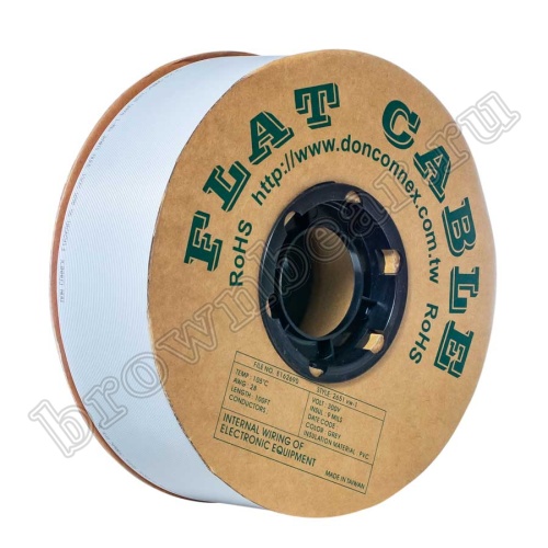 Кабель плоский, шлейф 50 проводников, шаг 1.27 мм фото 2