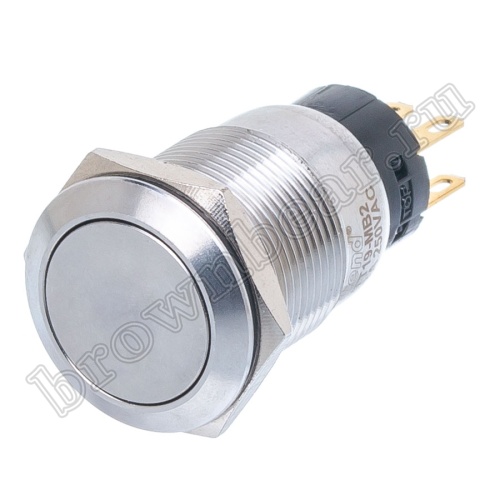 Кнопка управления герметичная, без фиксации, d 22 мм, 2НР+2НЗ TT19MB2