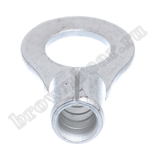 Клемма кольцевая обжимная тип "O" 6.4 мм, на провод 4.0 - 6.0 мм², неизолированная, кратно 100шт. TR-5.5-6 фото 4