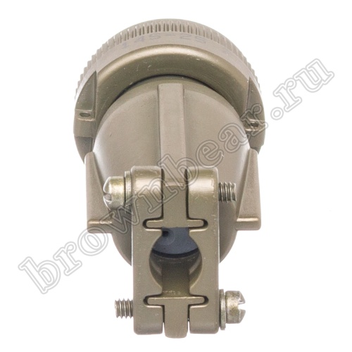 Разъём Amphenol серии MS, 4 контакта, розетка на кабель, тип 14S, резьбовой MS3106E-14S-2S фото 5