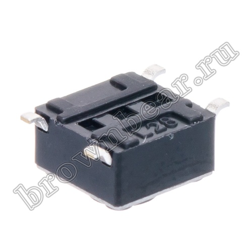 Кнопка тактовая SMD, 6х6 мм, h=4.3 мм, 4 контакта фото 3