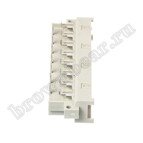 Разъём DIN 41612 H-15, 15 контактов, вилка, прямой угол, 2 ряда фото 3