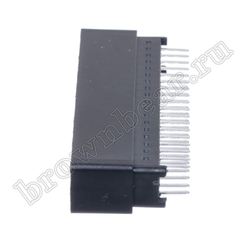 Слот (краевой разъём) 36 контактов на плату фото 2