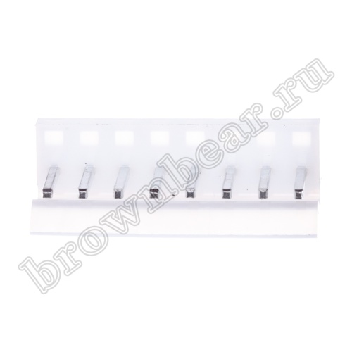 Разъем питания 8 контактов, вилка на плату, шаг 3.96 мм PWL-8 фото 2