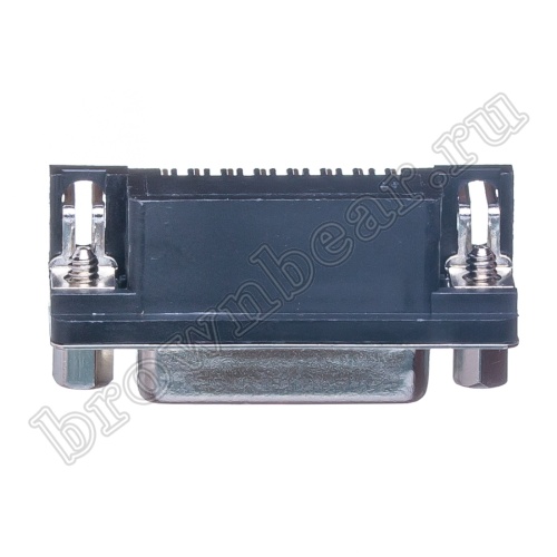 Разъем D-SUB  15 контактов, гнездо на плату, прямой угол  7.2мм, тип 2 DRB-15FA фото 7