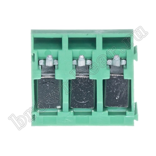 Клеммник винтовой на плату, 3 контакта, 5.0 мм, угловой, 60 градусов TB-03BL фото 7