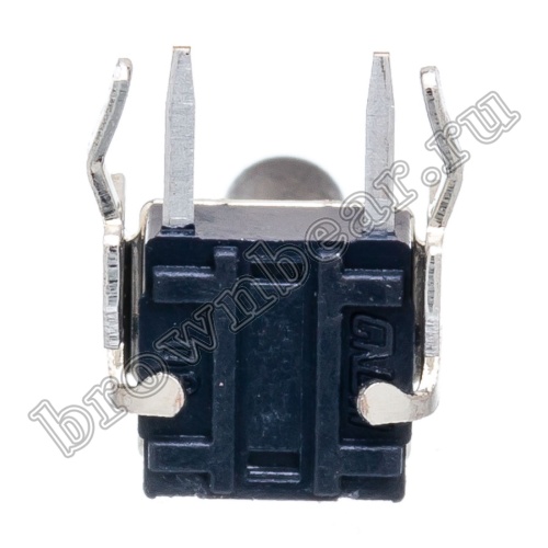 Кнопка тактовая угловая, 6x6 мм мм, h=13.5, 2 контакта фото 2