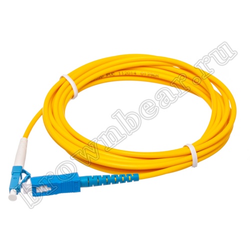 LC-SC патч-корд одномодовый 3м (Simplex) 