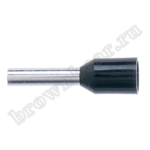 Кабельный наконечник штыревой втулочный изолированный НШВИ 8 мм, под опрессовку на провод 1.5 мм², упаковка 100шт. TIC-1.5-8 фото 3