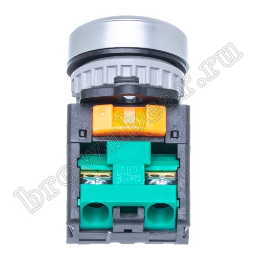 Кнопка управления плоская, без фиксации, d 30 мм, НР, зеленая TN2BFG-1A фото 3