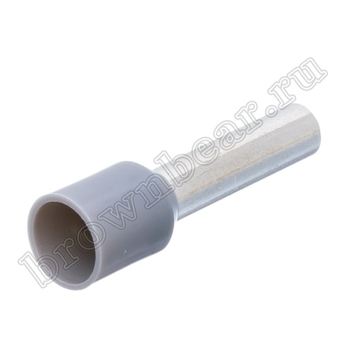 Кабельный наконечник штыревой втулочный изолированный НШВИ 12 мм, под опрессовку на провод 4.0 мм², упаковка 100шт. TIC-4.0-12 фото 5