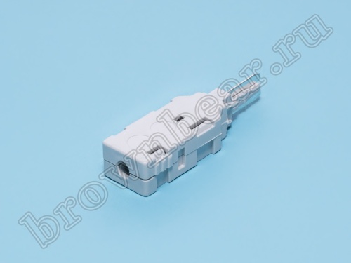 Разъем для шнура тестового для плинта 10 пар, 2 позиции  фото 3