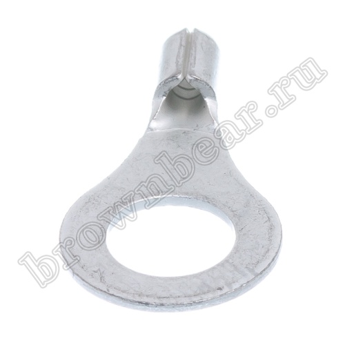 Клемма кольцевая обжимная тип "O" 6.4 мм, на провод 0.25 - 1.5 мм², неизолированная, кратно 100шт. TR-1.25-6 фото 3