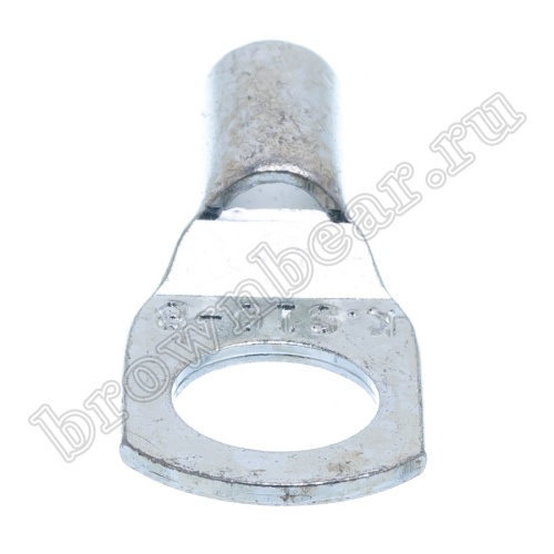 Клемма кольцевая обжимная тип "O" прямоугольная 8.4 мм, на провод 10 мм², неизолированная TRC-10-8 фото 5