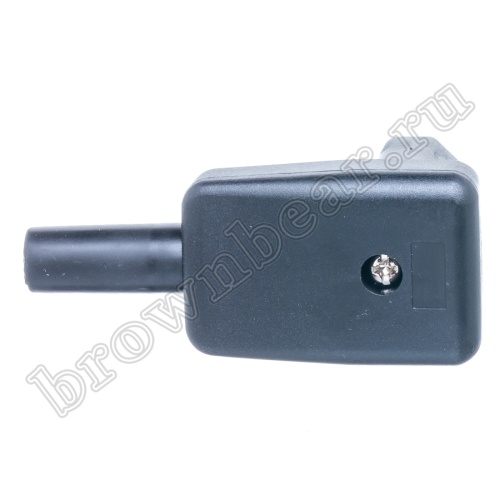 Разъем питания IEC C13, розетка на кабель разборная, прямой угол, 10A фото 6