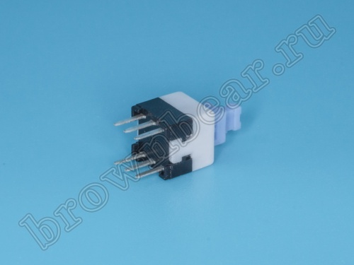 Кнопка мини  с фиксатором PSM7-1-0 фото 3