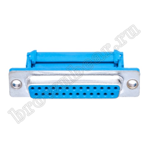 Разъем D-SUB 25 контактов, гнездо на плоский кабель DI-25F фото 7