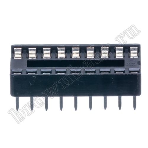 Панелька для микросхем DIP 18, кратно 26 шт. фото 2