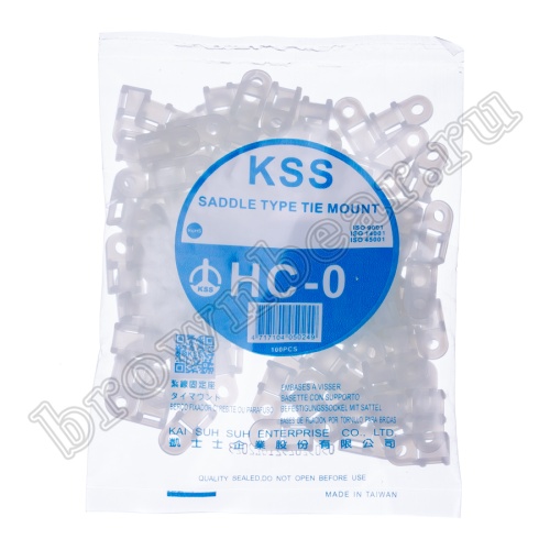 Площадка под винт для стяжек 19.6 x 9.5 мм, упак. 100 шт. HC-0 фото 3