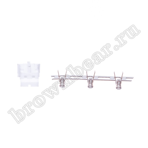 Разъем питания 2 контакта, гнездо на кабель, шаг 2.0 мм MU-2F фото 2