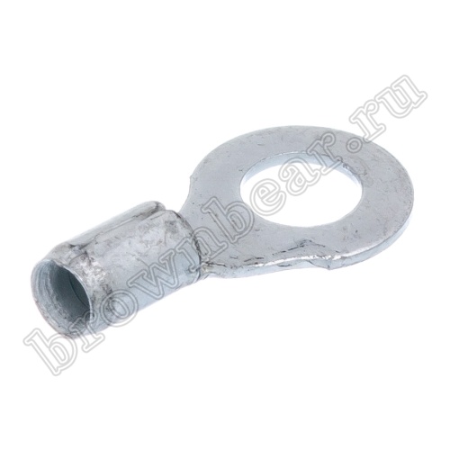 Клемма кольцевая обжимная тип "O" 4.0 мм, на провод 0.25 - 1.5 мм², неизолированная, кратно 100шт. TR-1.25-4S фото 2