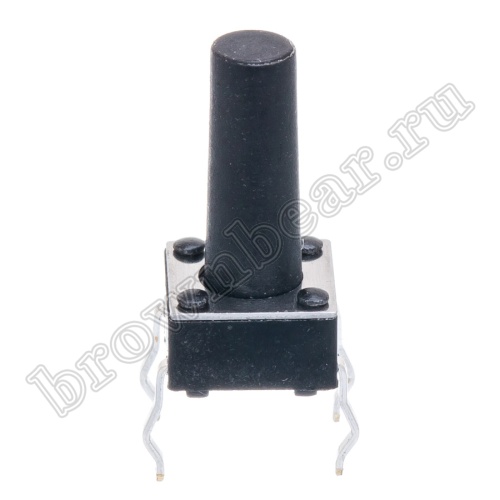 Кнопка тактовая 6х6 мм, h=12.5 мм, 4 контакта SWT-2-125 фото 6