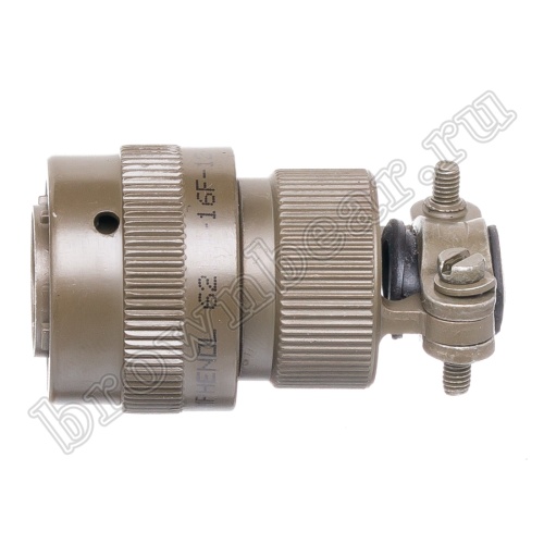 Разъём Amphenol серии 62IN, 8 контактов, вилка на кабель, тип 12,  байонетный 62IN-16F-12-8P фото 7