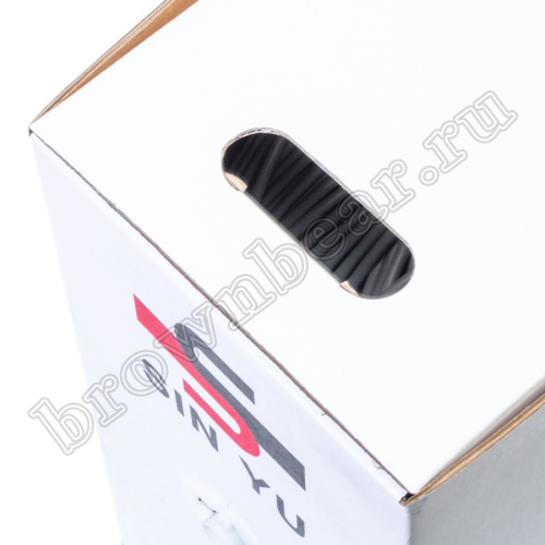 Кабель Витая пара, 2 пары, медный, 5e категория, многожильный, экранированный, серый, бухта 305м SIN YU фото 6