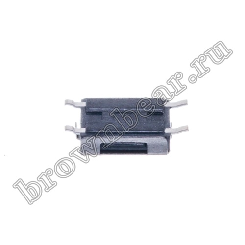 Кнопка тактовая SMD, 4.5x4.5 мм, h=1.5 мм, 4 контакта SWT-30 фото 2
