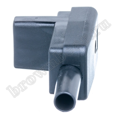 Разъем питания IEC C13, розетка на кабель разборная, прямой угол, 10A фото 8